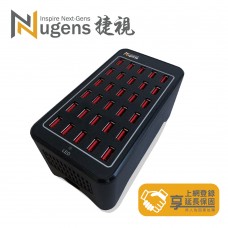 Nugens 150W智慧30孔USB充電器